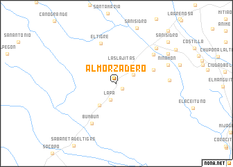 map of Almorzadero