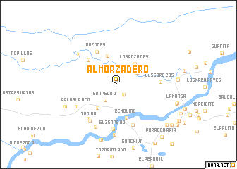 map of Almorzadero