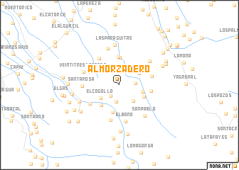 map of Almorzadero