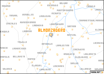 map of Almorzadero