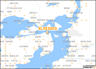 map of Almösund