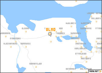 map of Almo