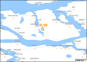 map of Ålmo