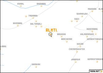 map of Almtī