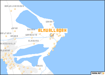 map of Al Mu‘allaqah