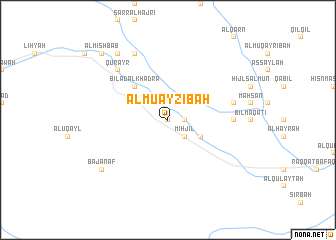 map of Al Mu‘ayzibah