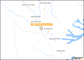 map of Al Mudarra‘ah