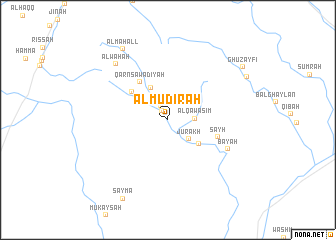 map of Al Mudirah