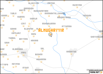 map of Al Mughayyir