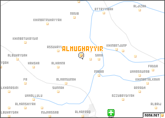 map of Al Mughayyir