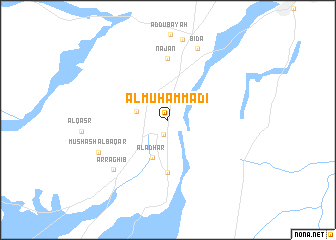 map of Al Muḩammadī