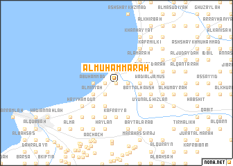 map of Al Muḩammarah