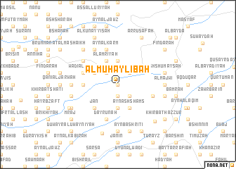 map of Al Muḩaylibah