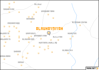 map of Al Muhaynīyah