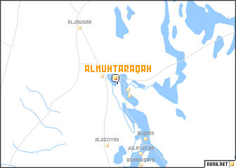map of Al Muḩtaraqah