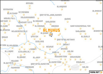 map of Al Muḩus