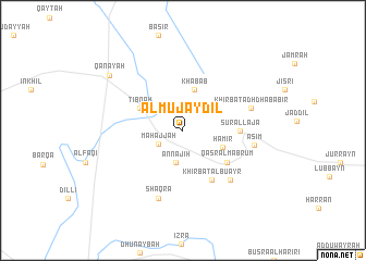 map of Al Mujaydil