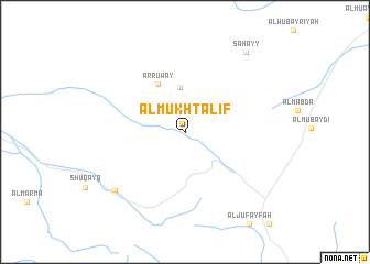 map of Al Mukhtalif