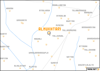map of Al Mukhţarī