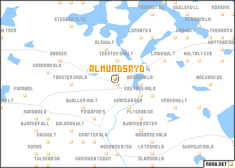 map of Almundsryd