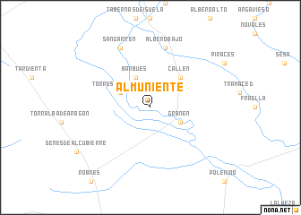 map of Almuniente