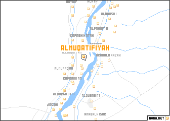 map of Al Muqāţifīyah