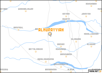 map of Al Murayyi‘ah