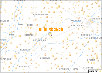 map of Al Musā‘adah