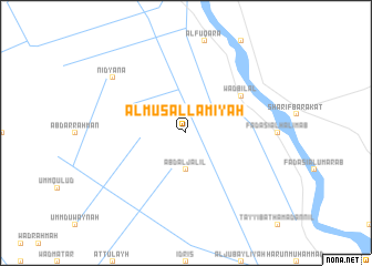 map of Al Musallamīyah