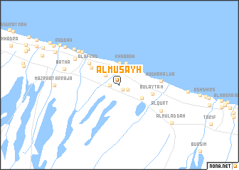 map of Al Musayḩ
