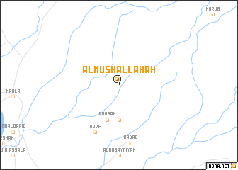 map of Al Mushallaḩah