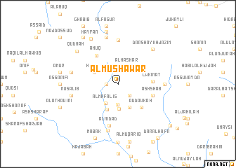 map of Al Mushāwar
