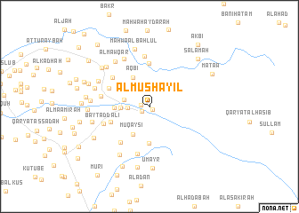map of Al Mushay‘il