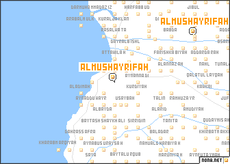 map of Al Mushayrifah