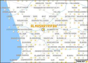 map of Al Mushayrifah