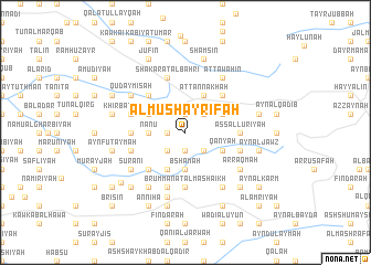 map of Al Mushayrifah