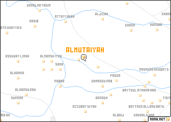 map of Al Mutā‘iyah