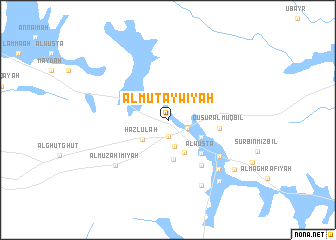 map of Al Muţaywīyah