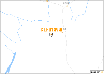 map of Al Muţaywī