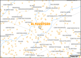 map of Al Muwānsah