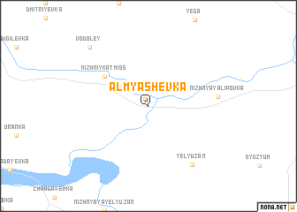 map of Al\