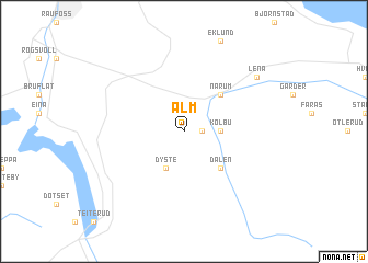 map of Alm