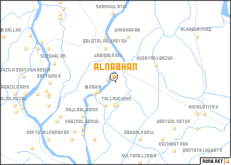 map of Āl Nabhān