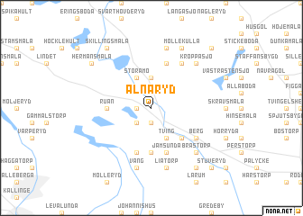 map of Alnaryd