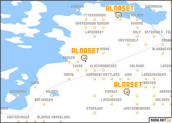 map of Alnäset