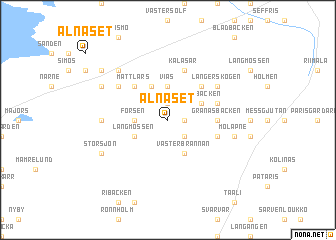 map of Alnäset