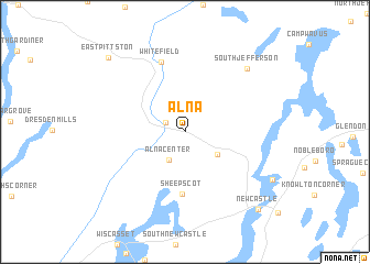map of Alna