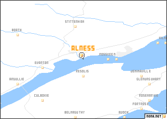 map of Alness