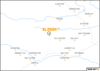 map of Alnham