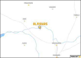 map of Alniāwās